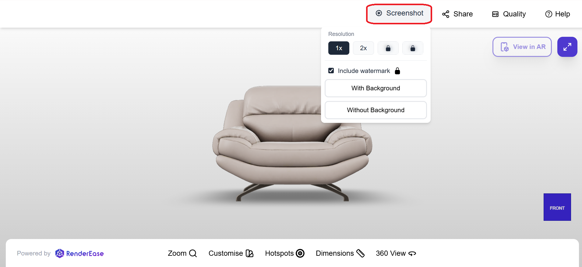 Screenshot Feature